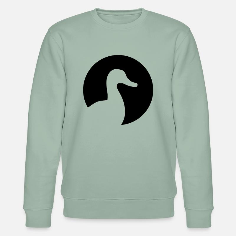 Ente - Stanley/Stella Unisex Bio-Sweatshirt CHANGER  - Helles Graugrün