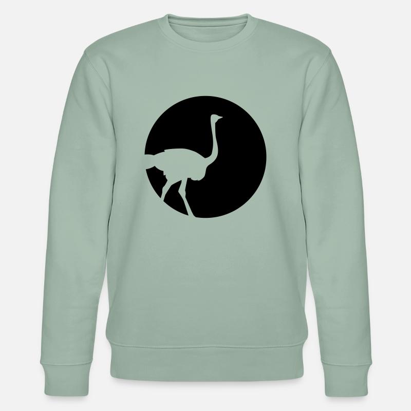 Strauß - Stanley/Stella Unisex Bio-Sweatshirt CHANGER  - Helles Graugrün