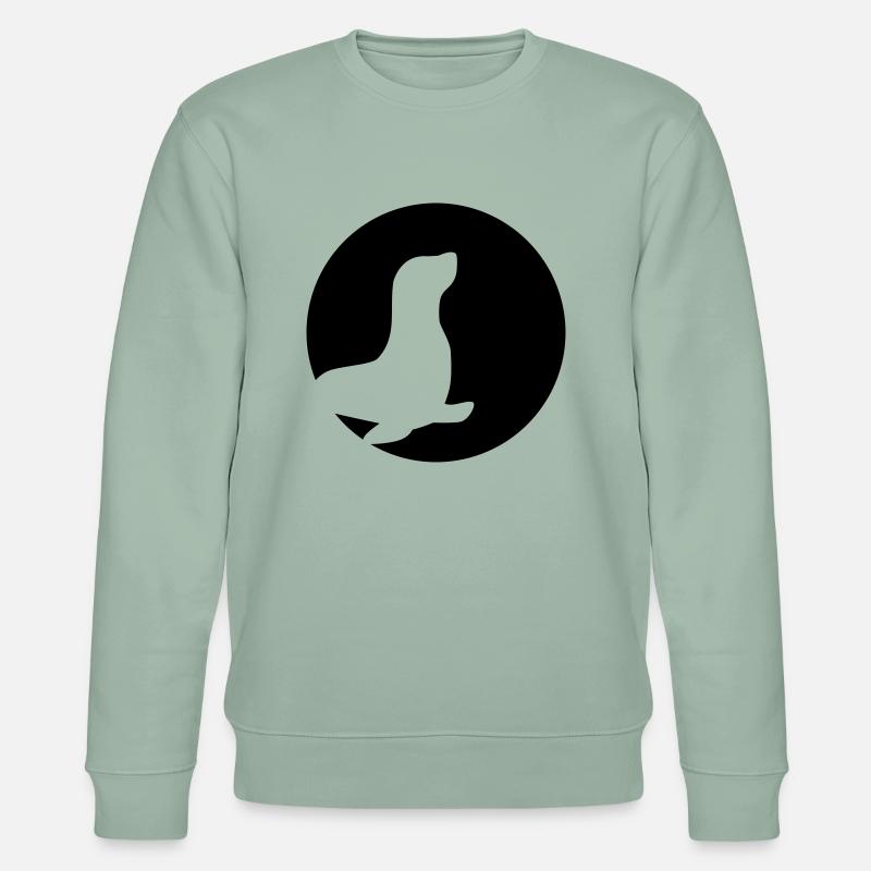 Robbe - Stanley/Stella Unisex Bio-Sweatshirt CHANGER  - Helles Graugrün