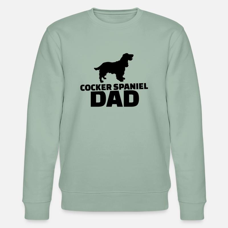 Cocker Spaniel Dad - Stanley/Stella CHANGER Unisex Organic Sweatshirt - aloe