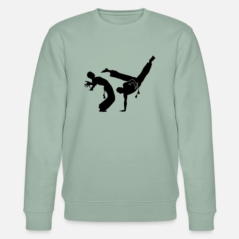 capoeira - Stanley/Stella Unisex Bio-Sweatshirt CHANGER  - Helles Graugrün