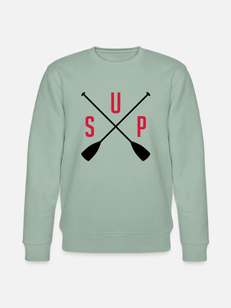 SUP - Stanley/Stella Unisex Bio-Sweatshirt CHANGER - Helles Graugrün