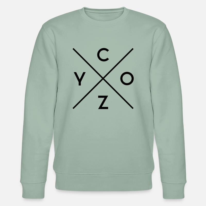 COZY X - Stanley/Stella Unisex Bio-Sweatshirt CHANGER  - Helles Graugrün