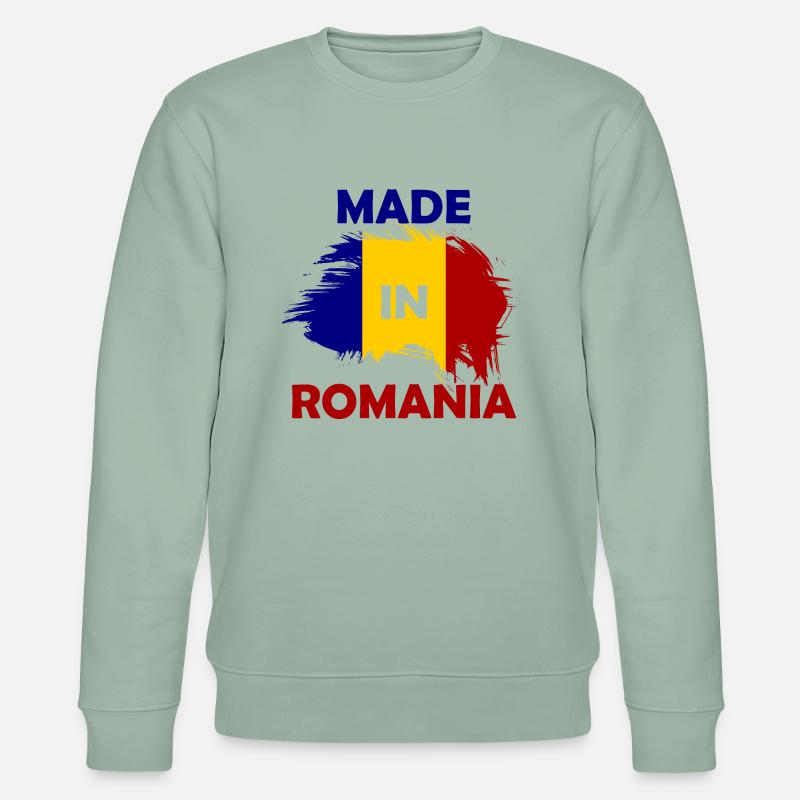 hergestellt in Rumänien - Stanley/Stella Unisex Bio-Sweatshirt CHANGER  - Helles Graugrün