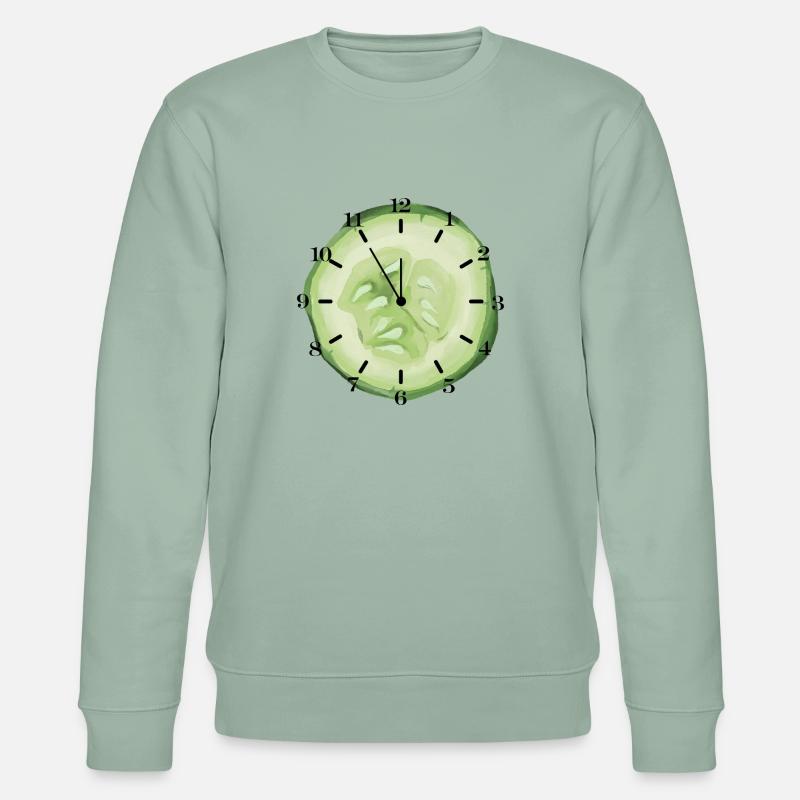 C’est l’heure de concombre - Sweat bio CHANGER Stanley/Stella Unisexe - vert de gris clair