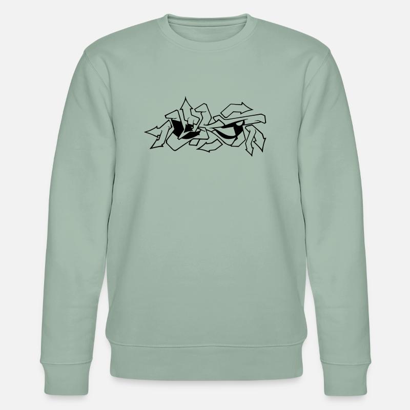 Graffiti Face LKT - Stanley/Stella Unisex Bio-Sweatshirt CHANGER  - Helles Graugrün