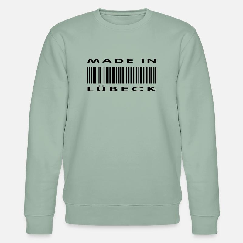 Lübeck - Stanley/Stella Unisex Bio-Sweatshirt CHANGER  - Helles Graugrün