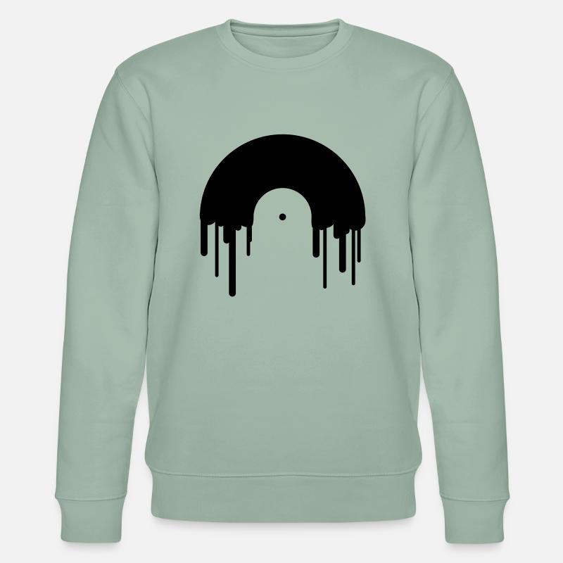 record_disc - Stanley/Stella Unisex Bio-Sweatshirt CHANGER  - Helles Graugrün