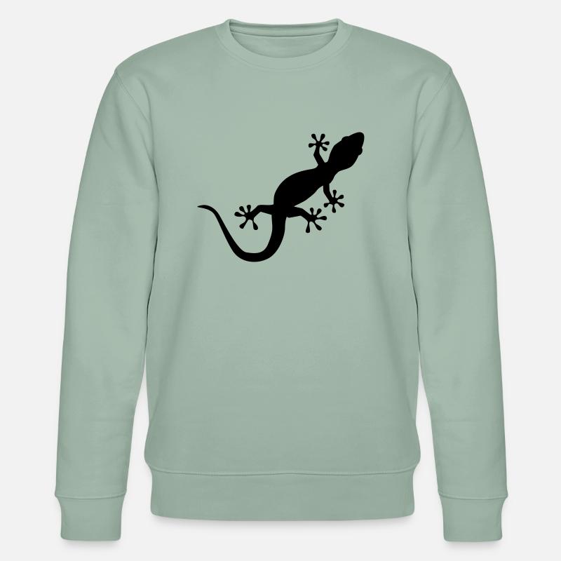 Gecko - Stanley/Stella Unisex Bio-Sweatshirt CHANGER  - Helles Graugrün