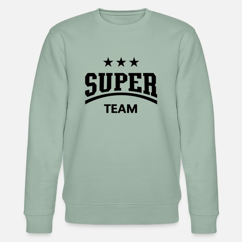 Super Team - Stanley/Stella Unisex Bio-Sweatshirt CHANGER  - Helles Graugrün
