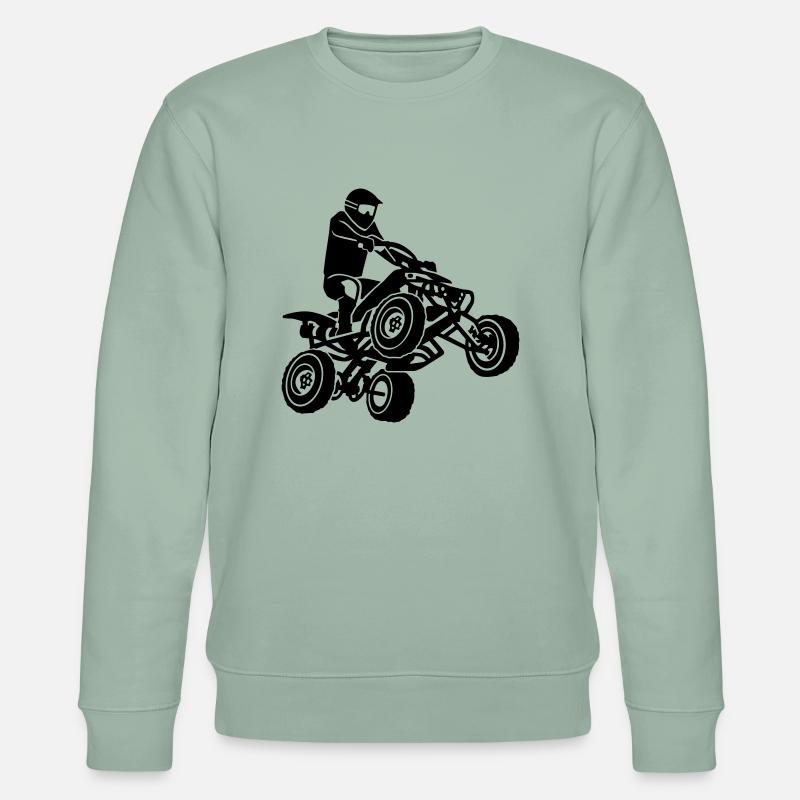 Quad - Stanley/Stella Unisex Bio-Sweatshirt CHANGER - Helles Graugrün