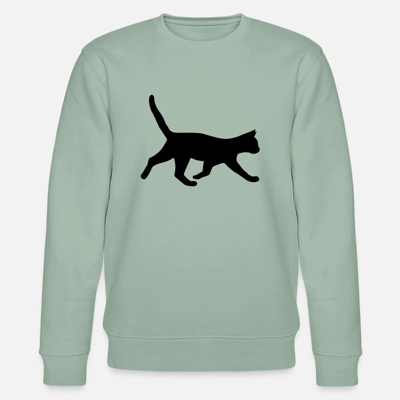 KATZE - Stanley/Stella Unisex Bio-Sweatshirt CHANGER  - Helles Graugrün