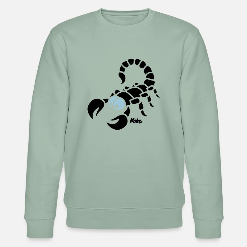 Skorpion (2c) - Sweat bio CHANGER Stanley/Stella Unisexe - vert de gris clair