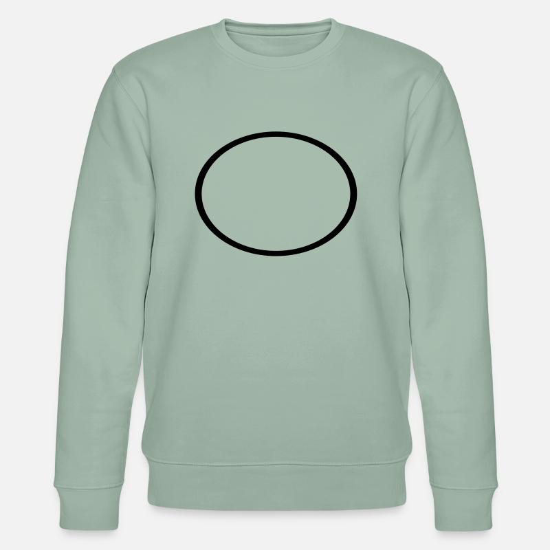 Kreis - Ring - Stanley/Stella Unisex Bio-Sweatshirt CHANGER  - Helles Graugrün