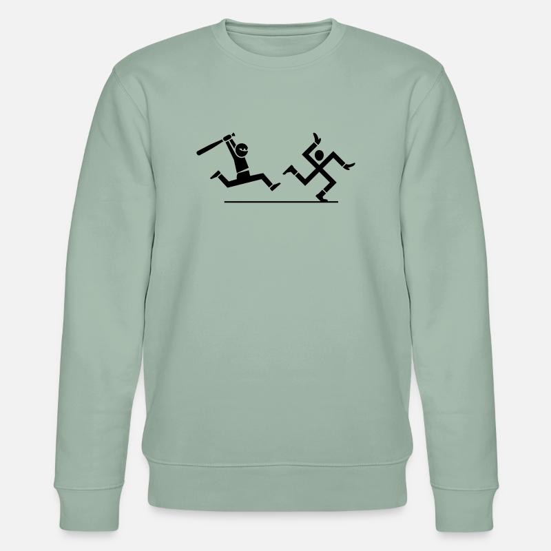 Nazijagd - Stanley/Stella Unisex Bio-Sweatshirt CHANGER  - Helles Graugrün