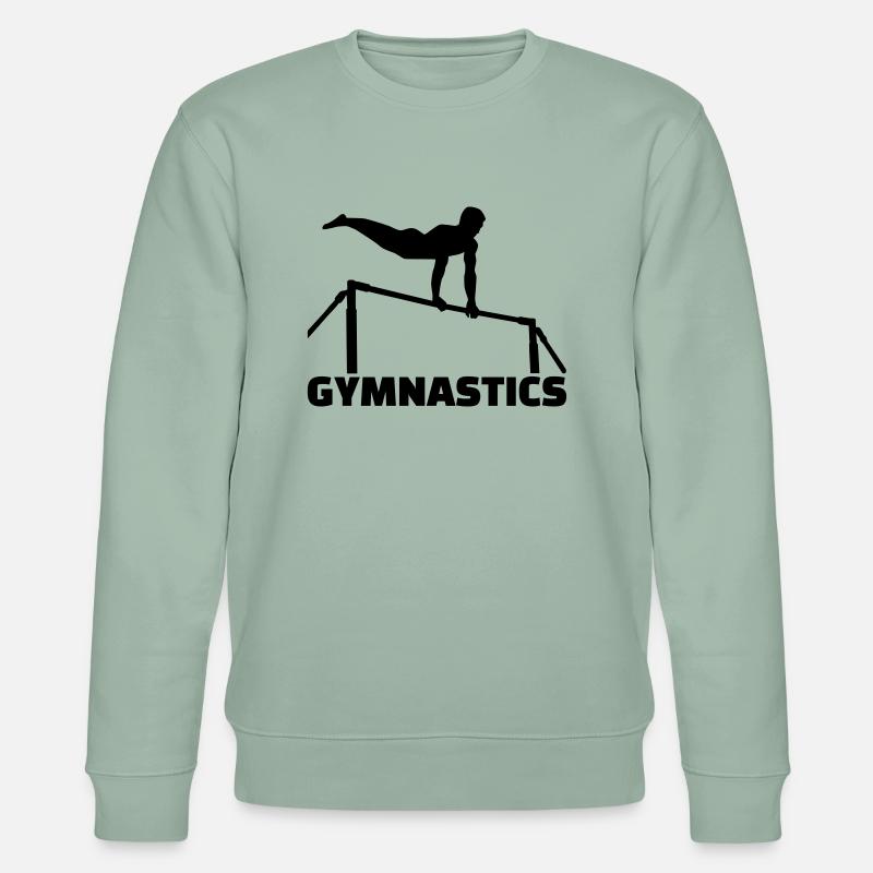 Turnen - Stanley/Stella Unisex Bio-Sweatshirt CHANGER  - Helles Graugrün