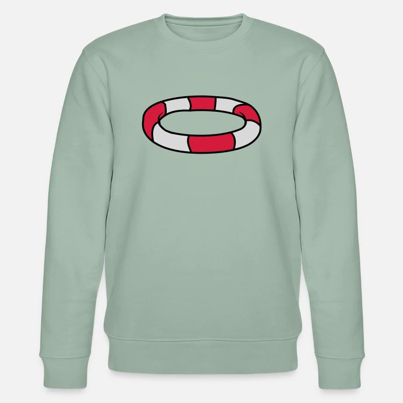 Conception du logo Lifebuoy - Sweat bio CHANGER Stanley/Stella Unisexe - vert de gris clair