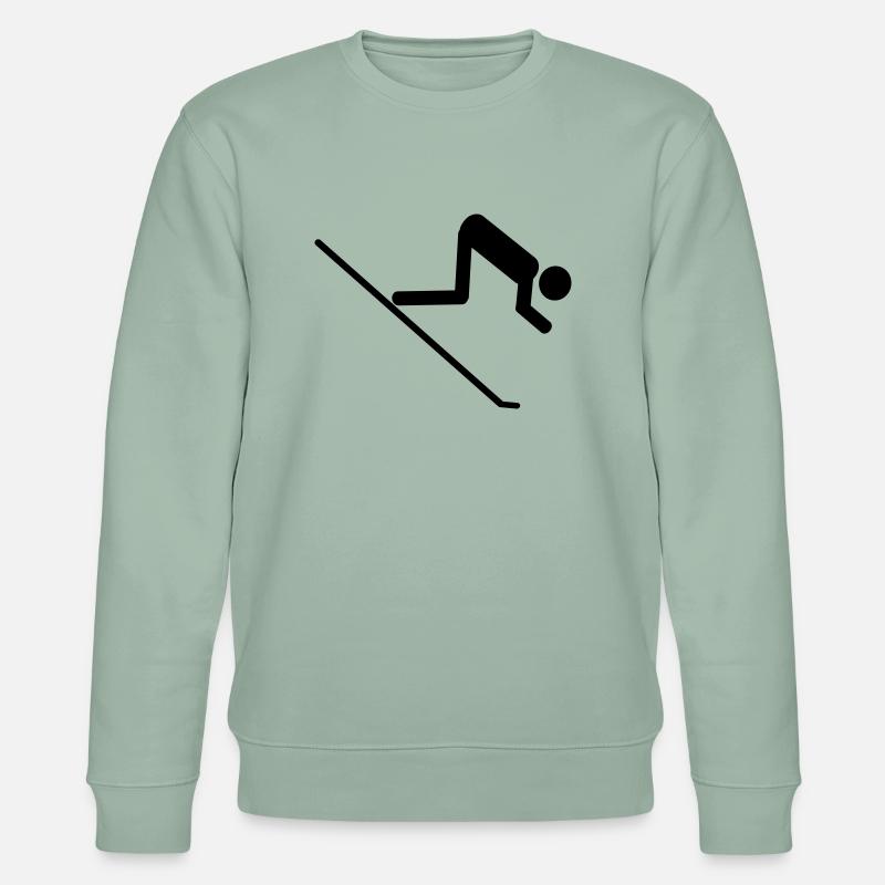ski - Sweat bio CHANGER Stanley/Stella Unisexe - vert de gris clair