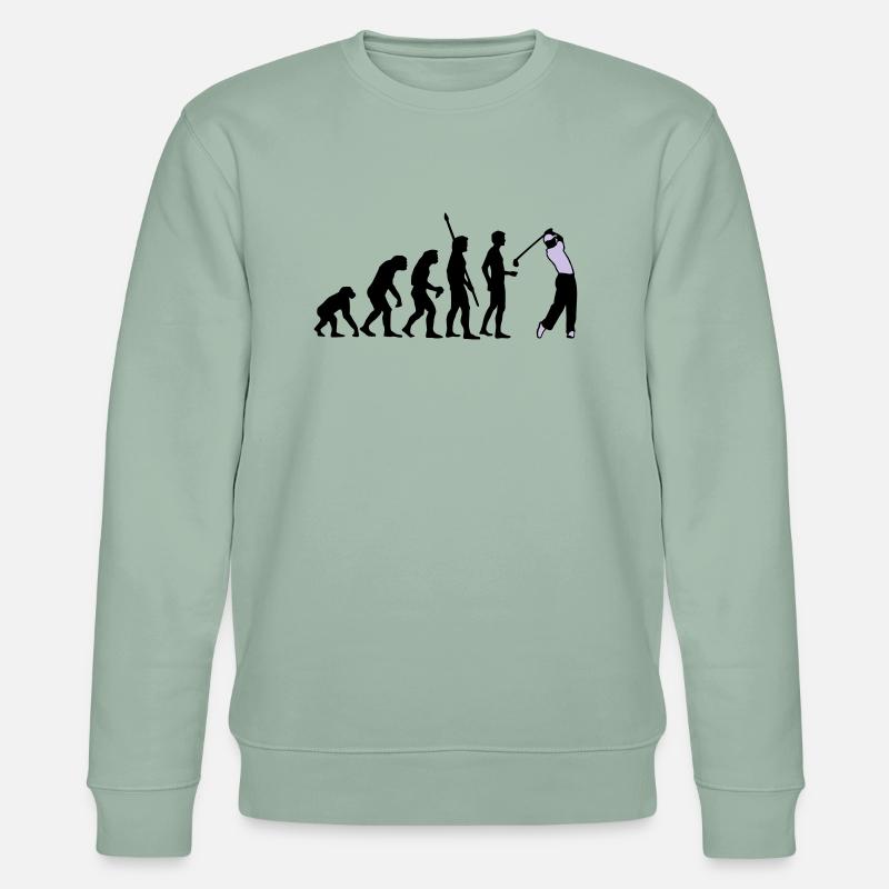 evolution_golf_b_2c - Stanley/Stella Unisex Bio-Sweatshirt CHANGER  - Helles Graugrün