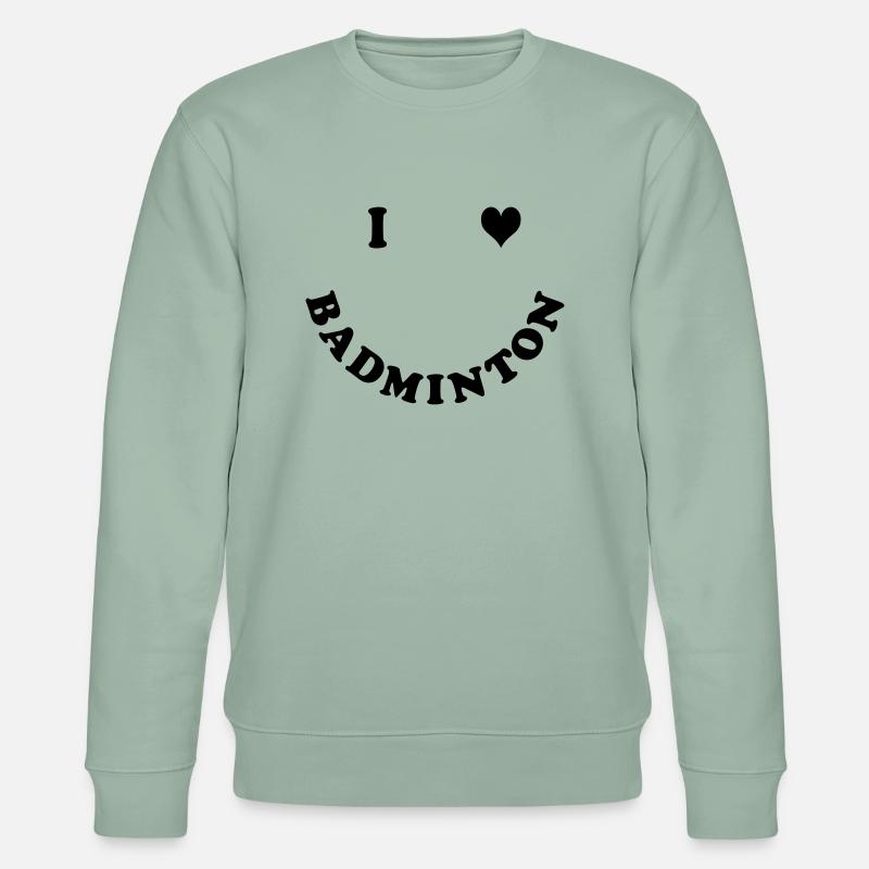 badminton - Stanley/Stella Unisex Bio-Sweatshirt CHANGER  - Helles Graugrün