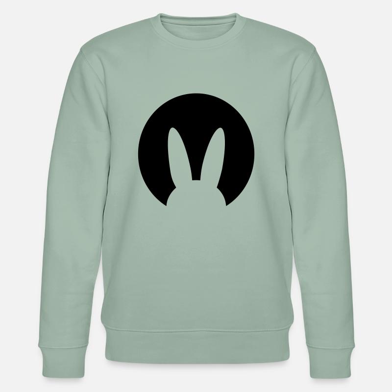 Hase - Stanley/Stella Unisex Bio-Sweatshirt CHANGER  - Helles Graugrün