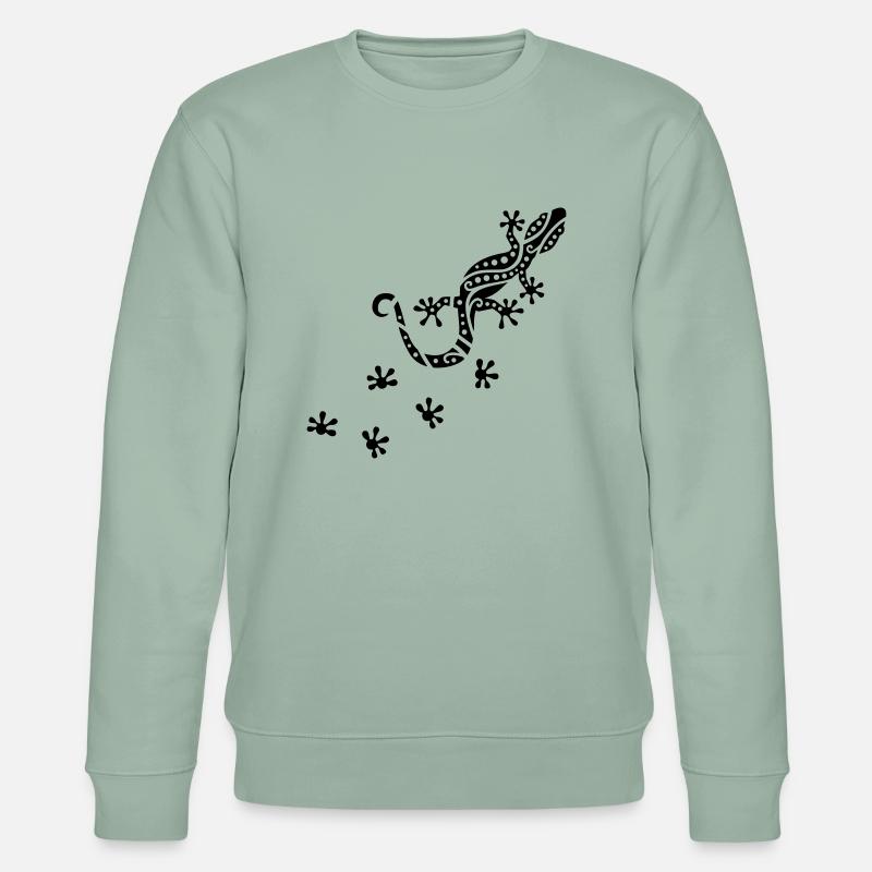 Gecko - Stanley/Stella Unisex Bio-Sweatshirt CHANGER  - Helles Graugrün
