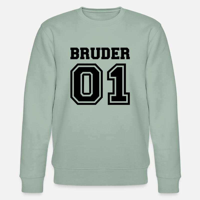 Bruder - Stanley/Stella Unisex Bio-Sweatshirt CHANGER  - Helles Graugrün