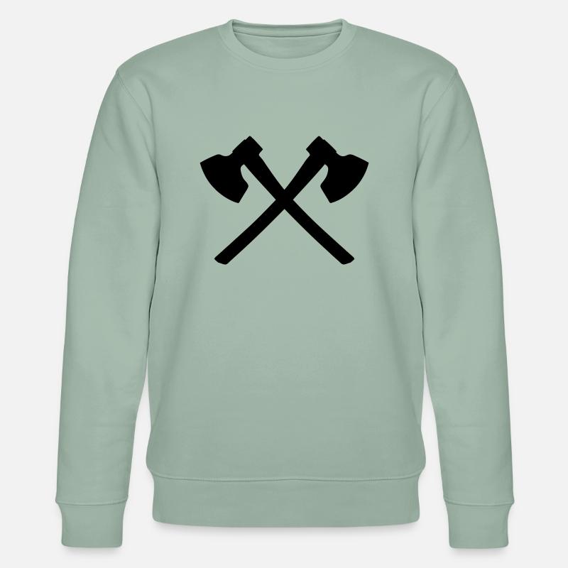 Axt - Stanley/Stella Unisex Bio-Sweatshirt CHANGER  - Helles Graugrün