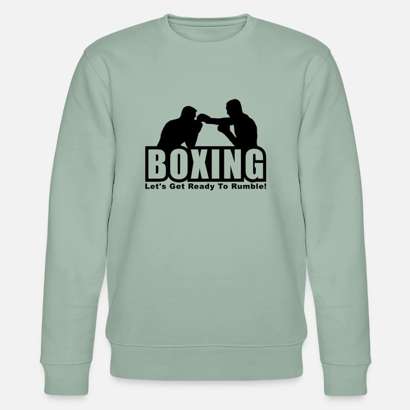 boxing - Stanley/Stella Unisex Bio-Sweatshirt CHANGER  - Helles Graugrün