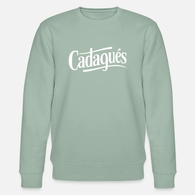 Cadaqués - Stanley/Stella Unisex Bio-Sweatshirt CHANGER  - Helles Graugrün