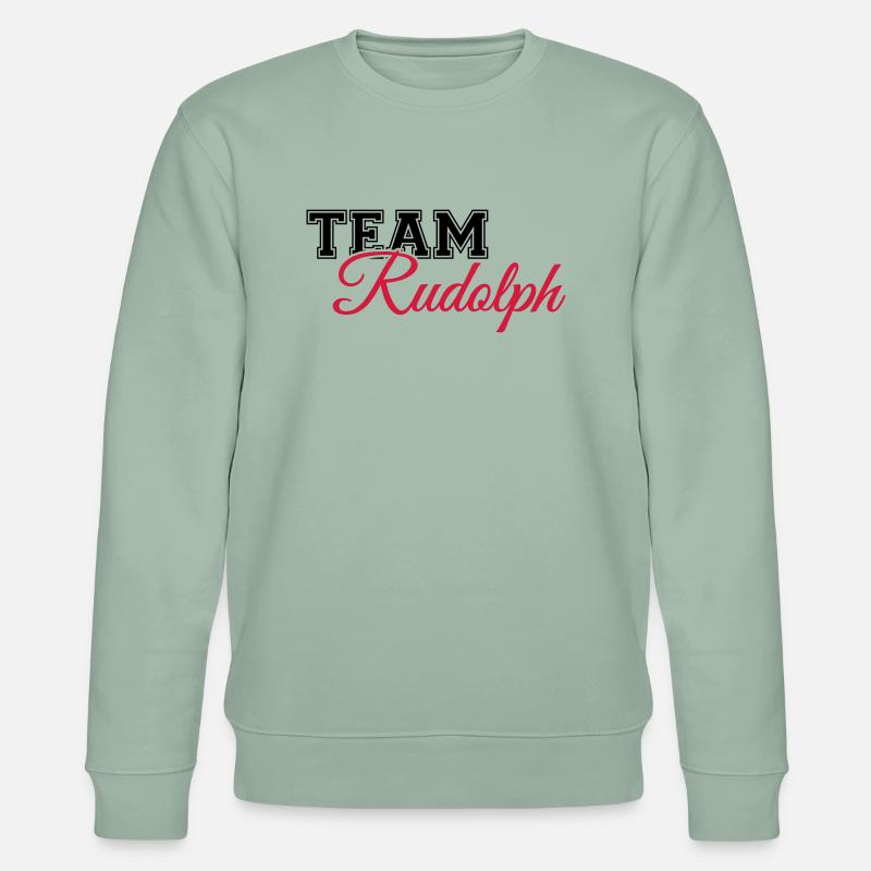 Team Rudolph - Stanley/Stella Unisex Bio-Sweatshirt CHANGER  - Helles Graugrün