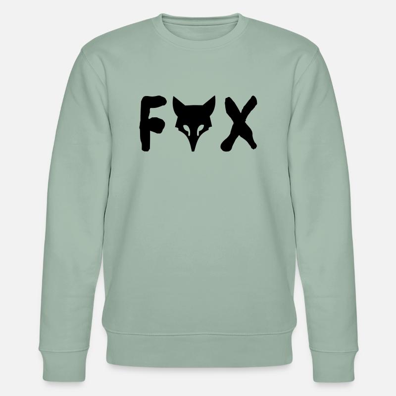FOX FUCHS - Stanley/Stella Unisex Bio-Sweatshirt CHANGER  - Helles Graugrün