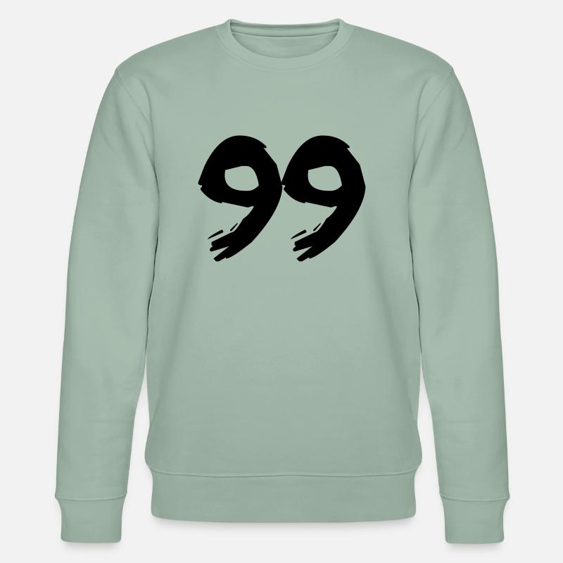 Brushed 99 - Stanley/Stella Unisex Bio-Sweatshirt CHANGER  - Helles Graugrün