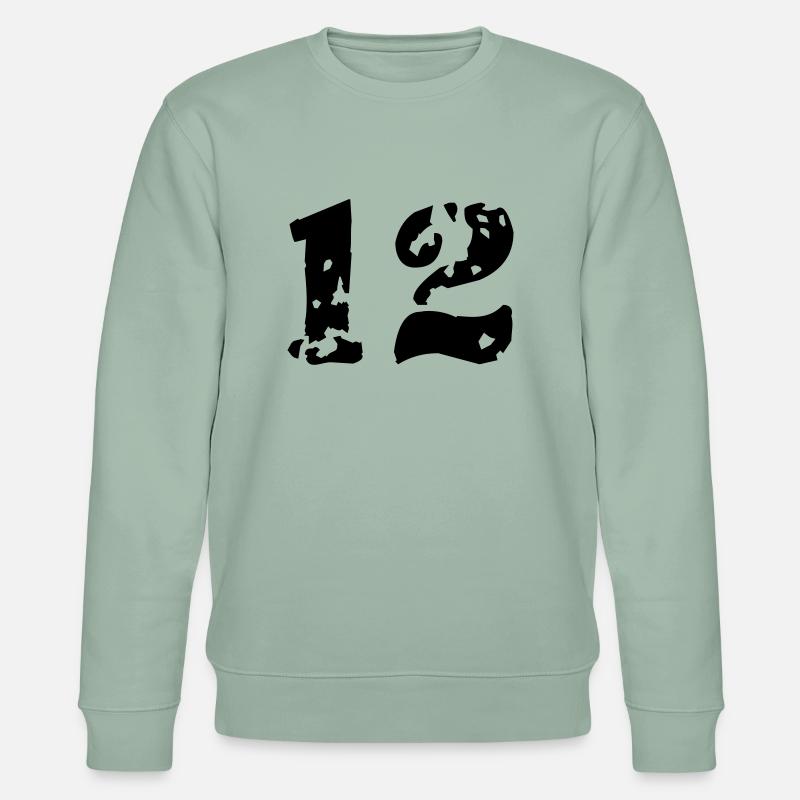 12 - Stanley/Stella Unisex Bio-Sweatshirt CHANGER  - Helles Graugrün