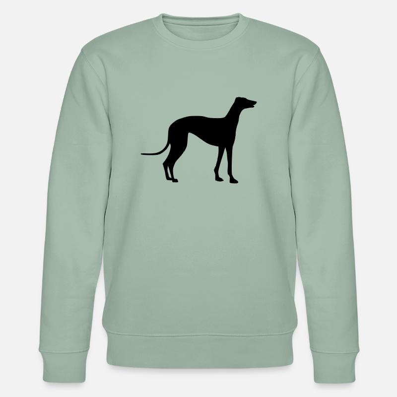 Windhund - Stanley/Stella Unisex Bio-Sweatshirt CHANGER - Helles Graugrün