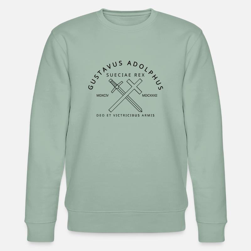 Gustav Adolf - Stanley/Stella Unisex Bio-Sweatshirt CHANGER  - Helles Graugrün