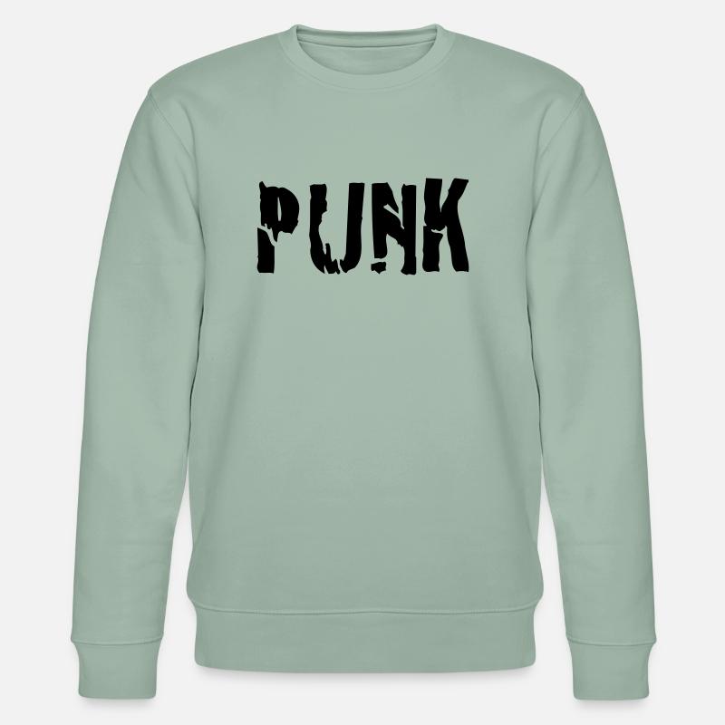 punk - Stanley/Stella Unisex Bio-Sweatshirt CHANGER  - Helles Graugrün