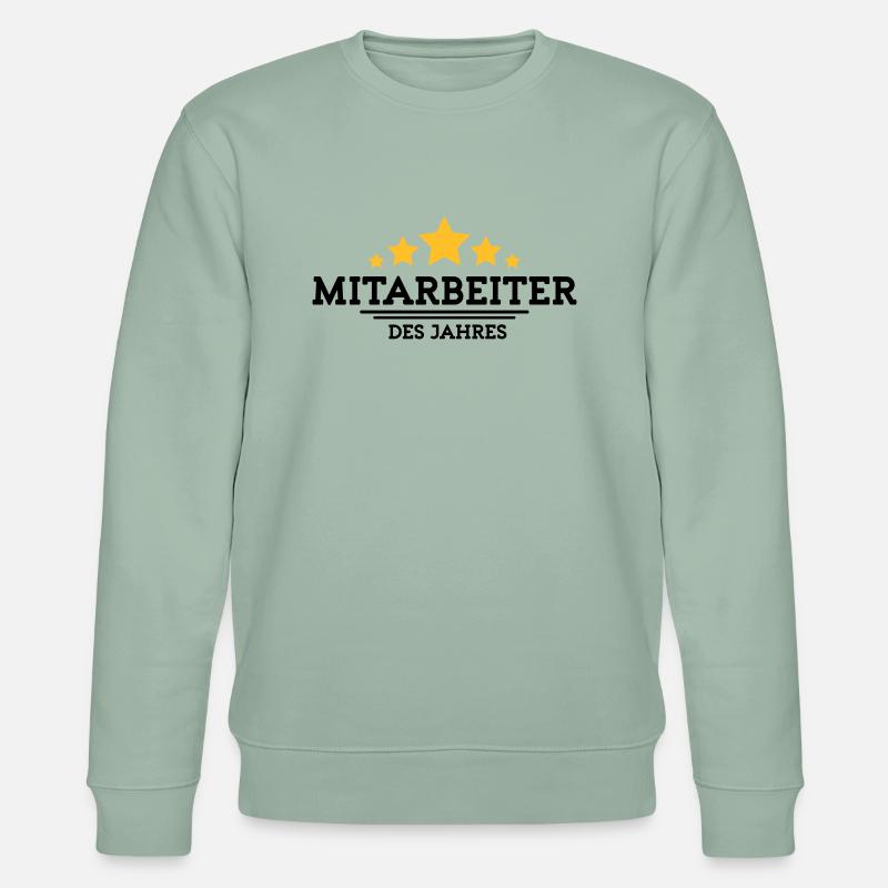 mitarbeiter des Jahres - Stanley/Stella Unisex Bio-Sweatshirt CHANGER  - Helles Graugrün