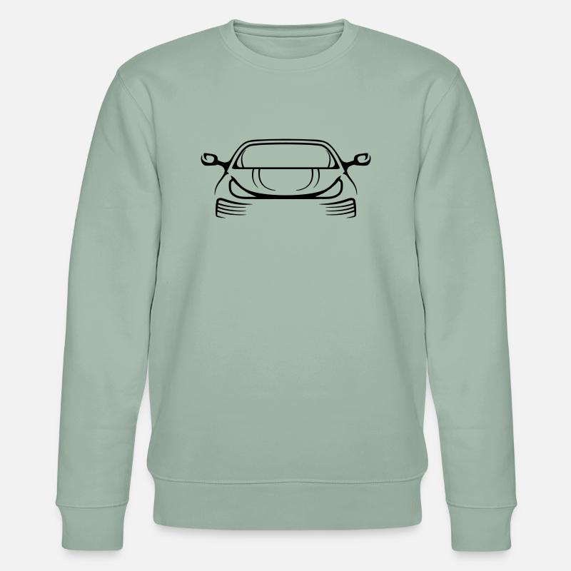 Cool Logo Auto - Stanley/Stella Unisex Bio-Sweatshirt CHANGER  - Helles Graugrün