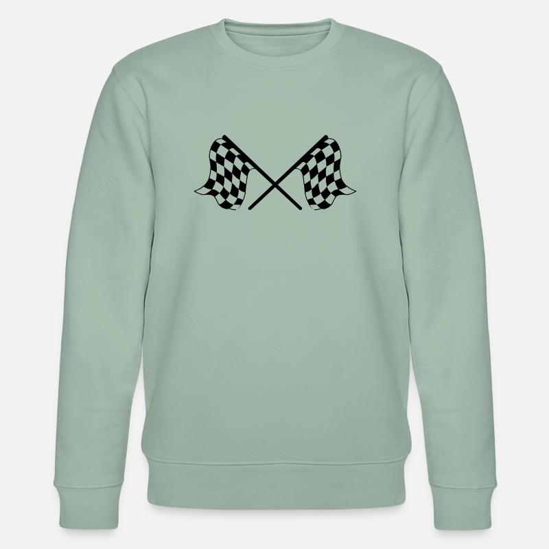 Zielflaggen - Stanley/Stella Unisex Bio-Sweatshirt CHANGER  - Helles Graugrün