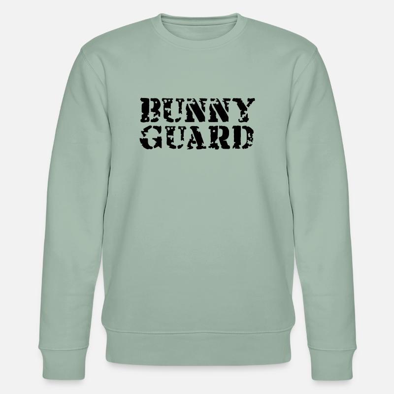 Bunny Guard - Stanley/Stella Unisex Bio-Sweatshirt CHANGER  - Helles Graugrün