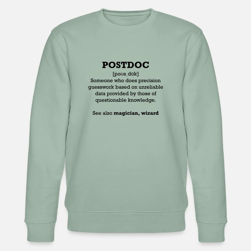 Postdoc - wizard - Stanley/Stella Unisex Bio-Sweatshirt CHANGER  - Helles Graugrün