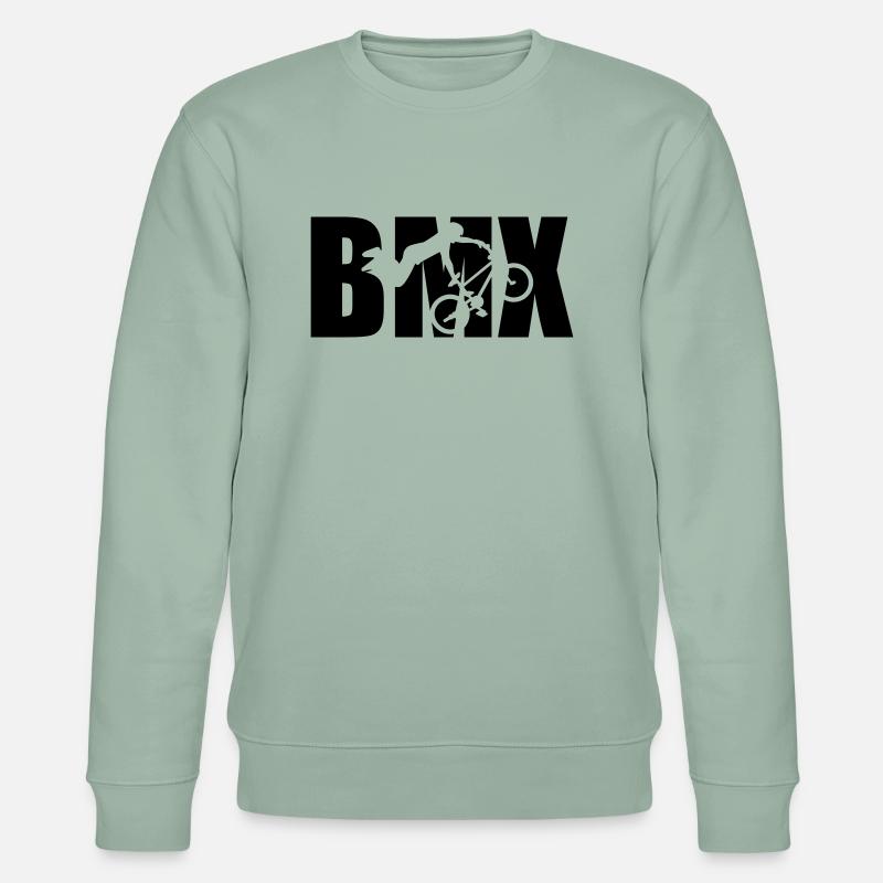 BMX - Stanley/Stella Unisex Bio-Sweatshirt CHANGER  - Helles Graugrün