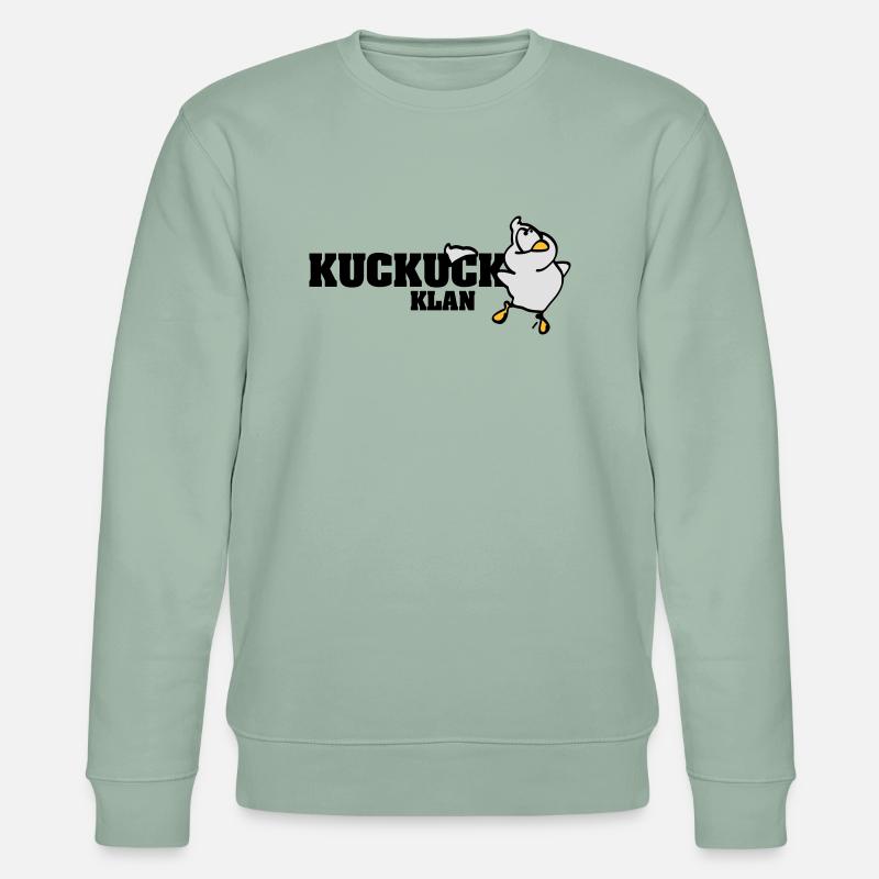 Kuckuck Klan - Stanley/Stella Unisex Bio-Sweatshirt CHANGER  - Helles Graugrün