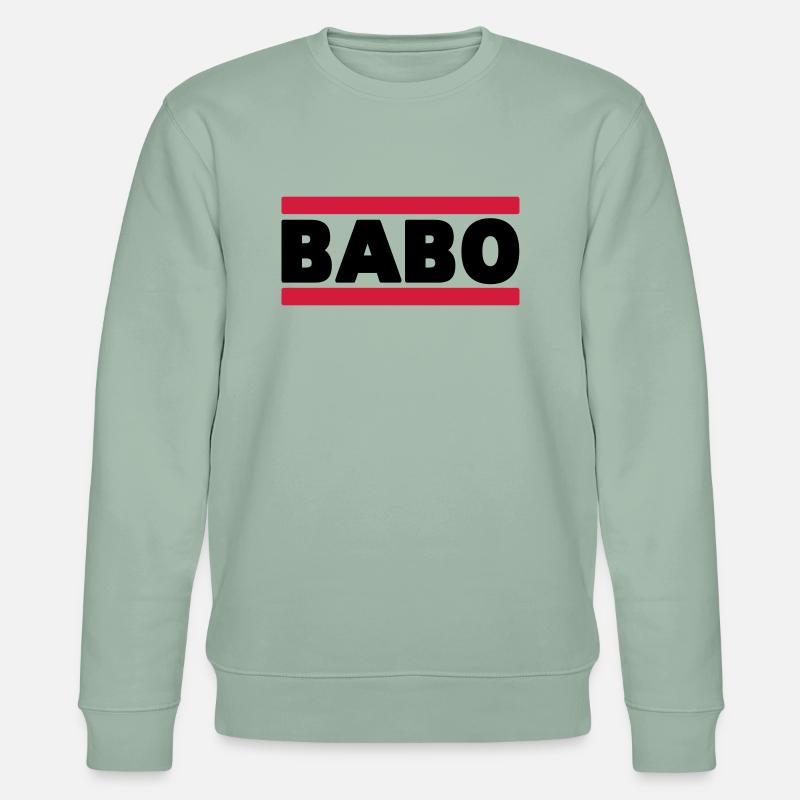 Babo - Stanley/Stella Unisex Bio-Sweatshirt CHANGER  - Helles Graugrün