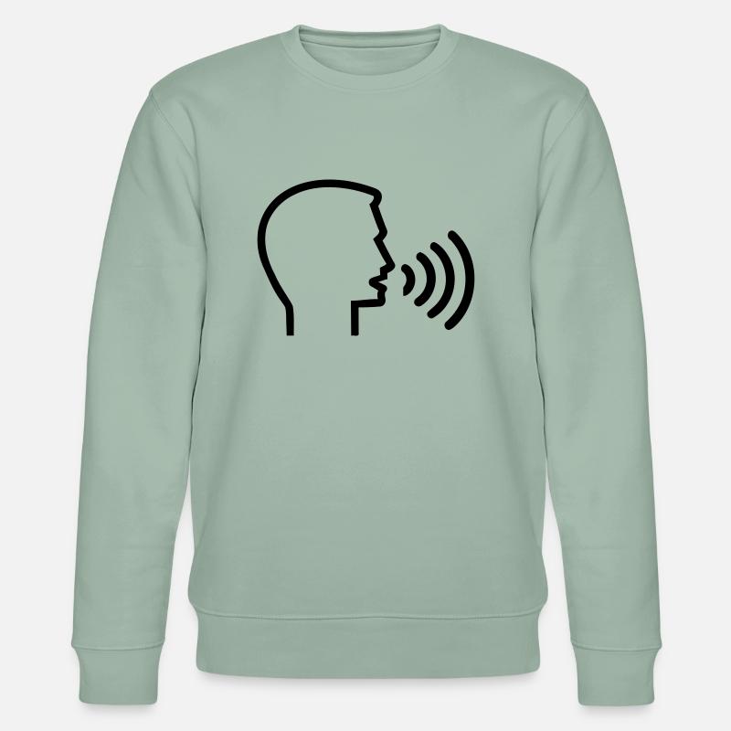 Logopäde - Stanley/Stella Unisex Bio-Sweatshirt CHANGER  - Helles Graugrün