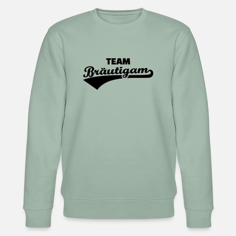 Team Bräutigam - Stanley/Stella Unisex Bio-Sweatshirt CHANGER - Helles Graugrün