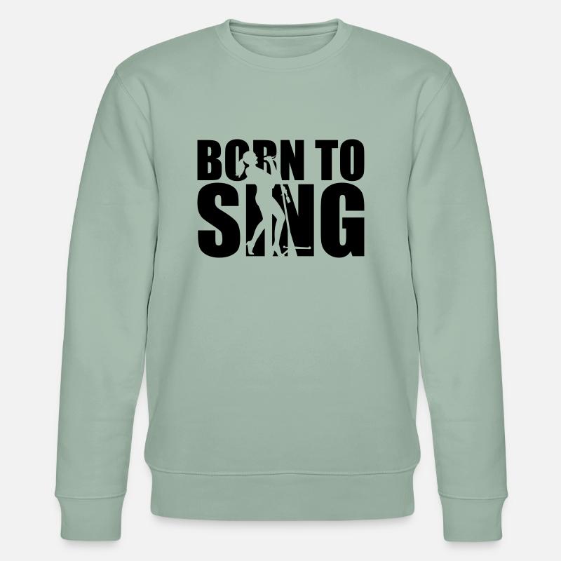 Sänger - Stanley/Stella Unisex Bio-Sweatshirt CHANGER  - Helles Graugrün