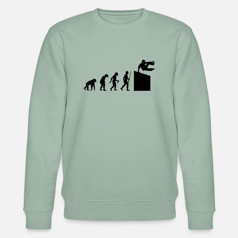 Evolution - Stanley/Stella Unisex Bio-Sweatshirt CHANGER  - Helles Graugrün