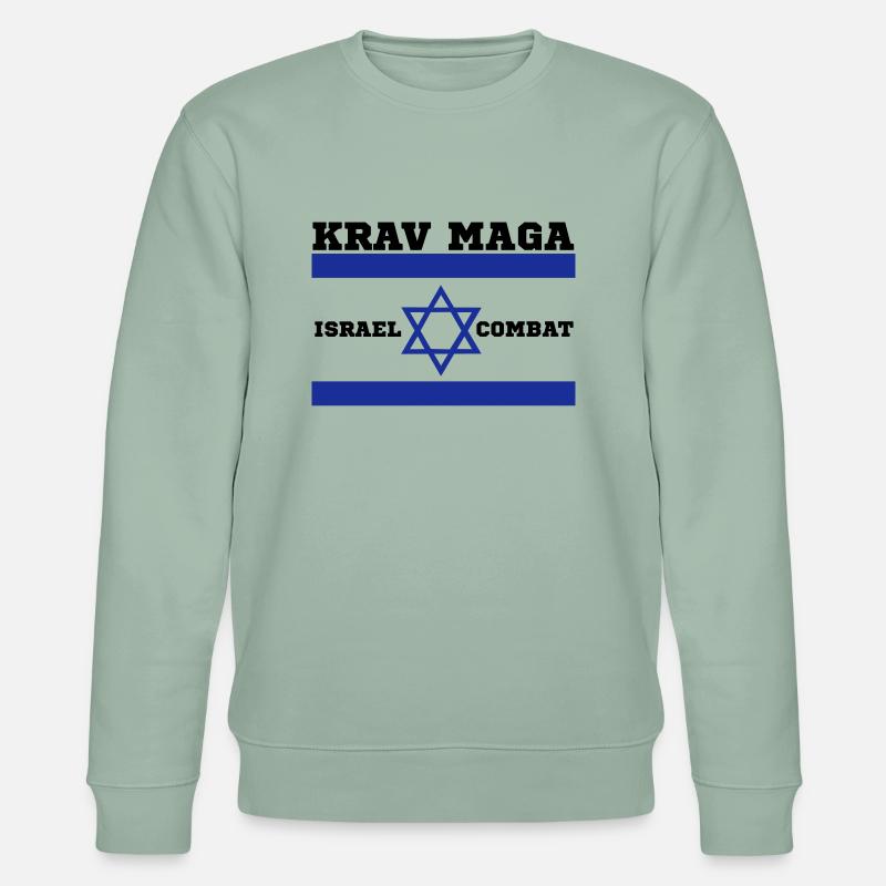 Krav Maga - Stanley/Stella Unisex Bio-Sweatshirt CHANGER  - Helles Graugrün